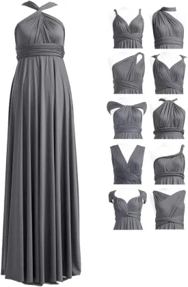 72styles Infinity Dress with Bandeau, Convertible Bridesmaid Dress, Long, Plus Size, Multi-Way Dress, Twist Wrap Dress