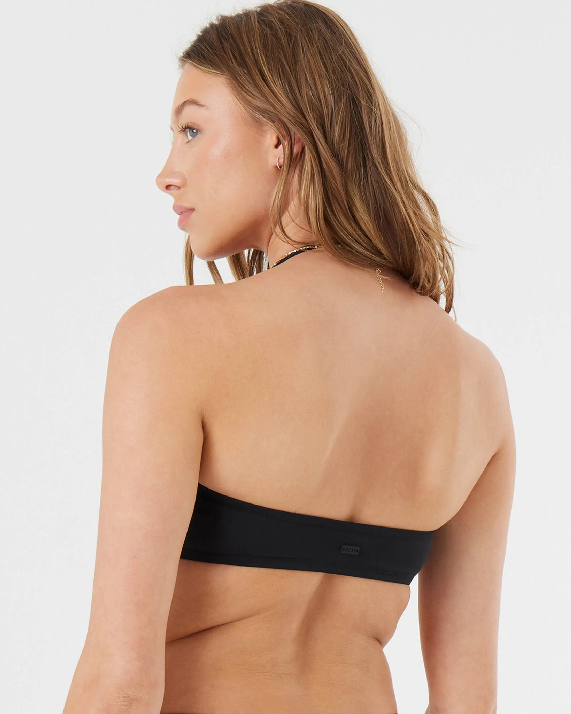 Bandeau Ring Convertible Bikini Top - Anthracite