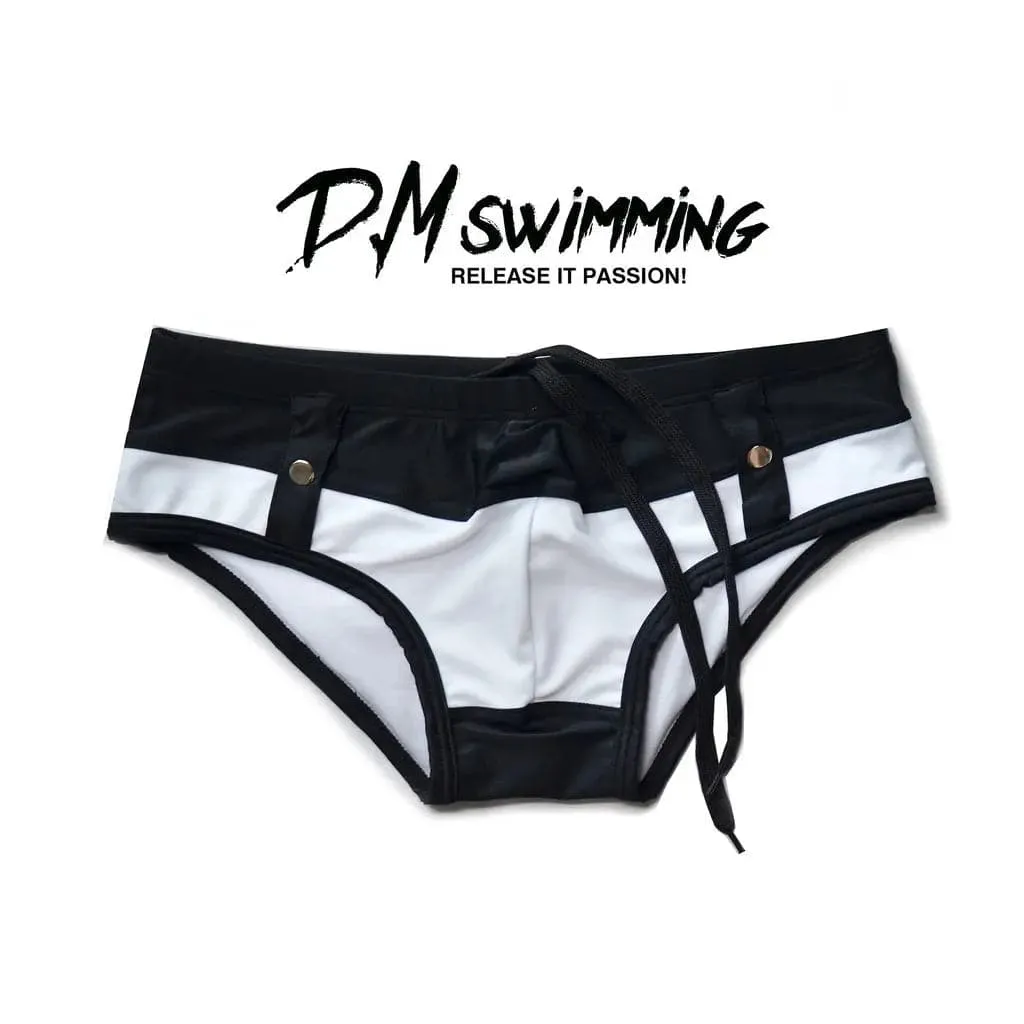 D.m Men's Swimming Briefs