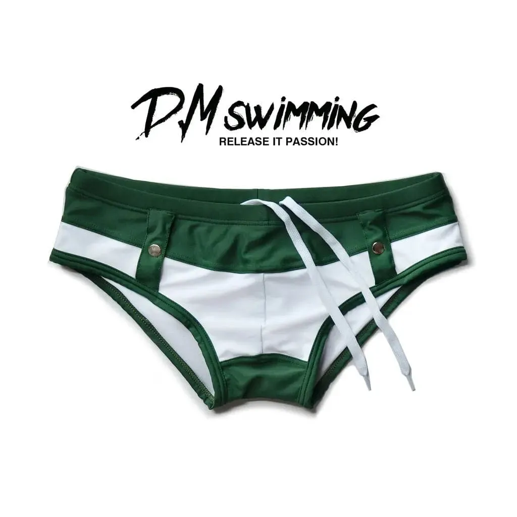 D.m Men's Swimming Briefs