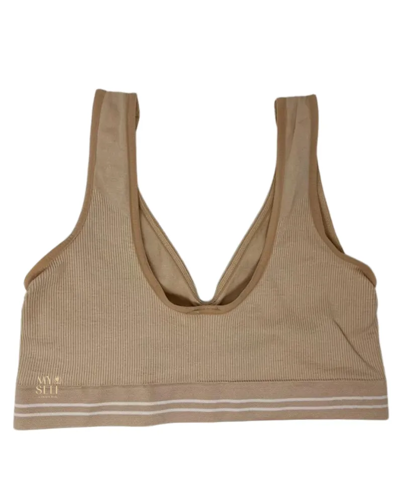 Elita Nude Beige Seamless Wirefree Bra