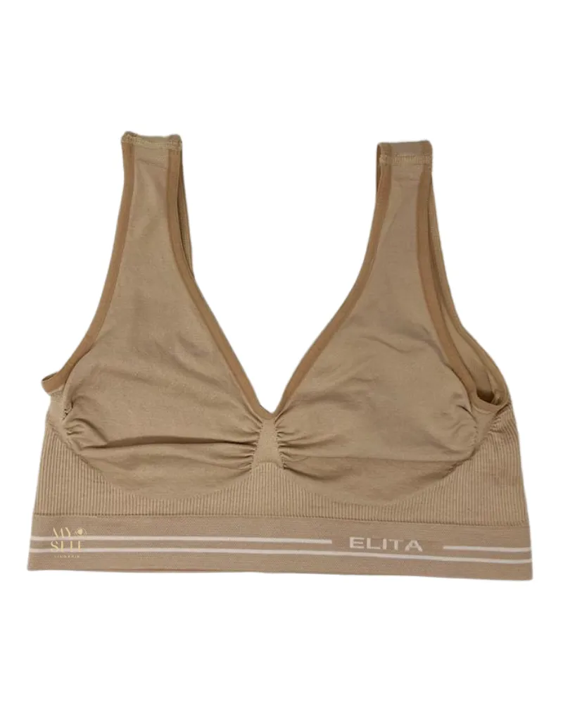 Elita Nude Beige Seamless Wirefree Bra