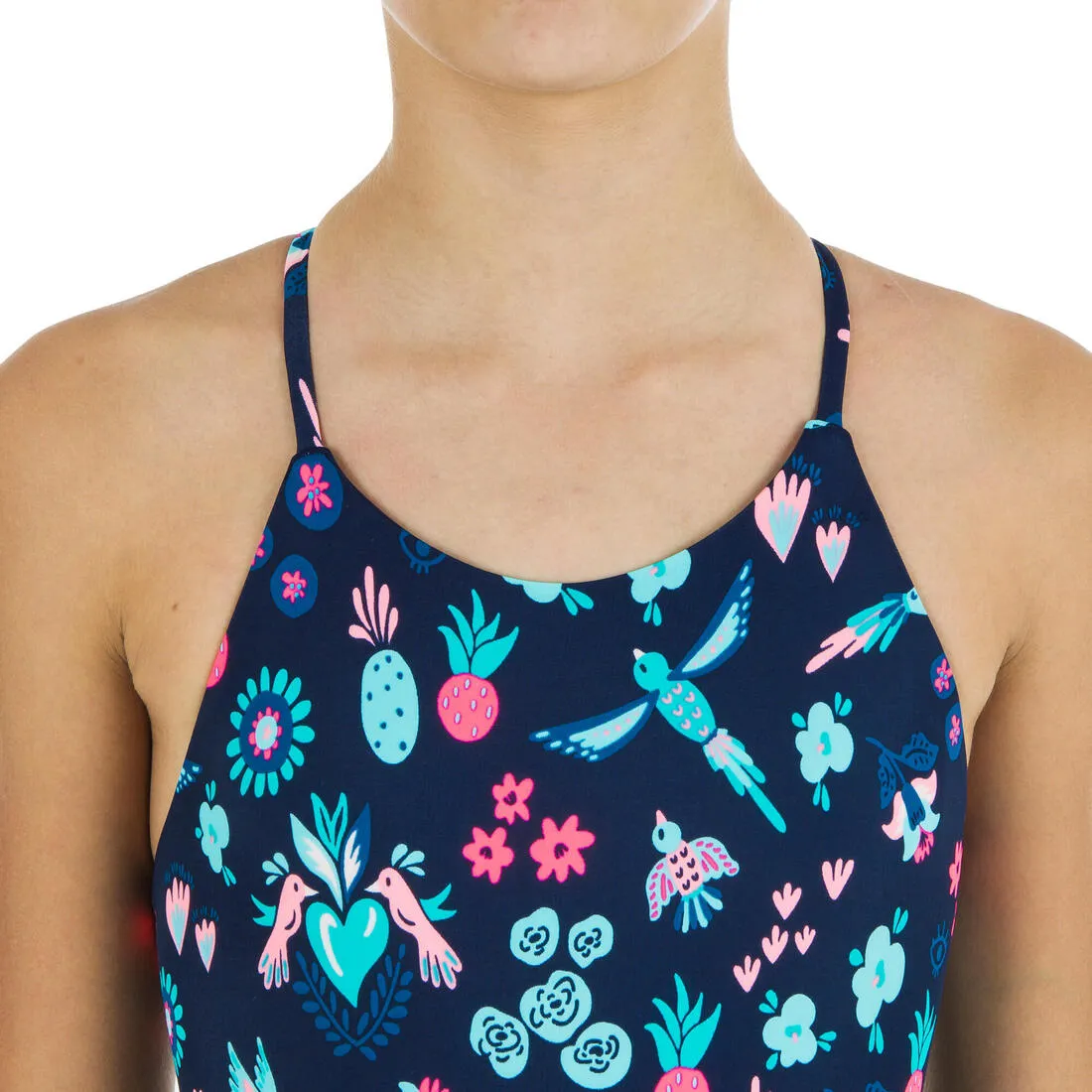 Girl's Swimsuit Skirt One-piece