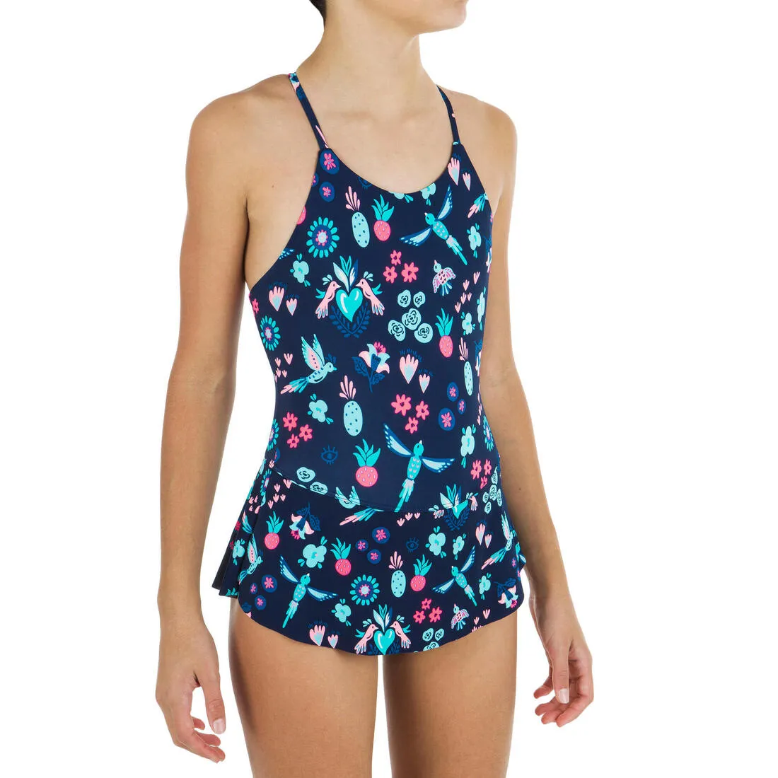 Girl's Swimsuit Skirt One-piece