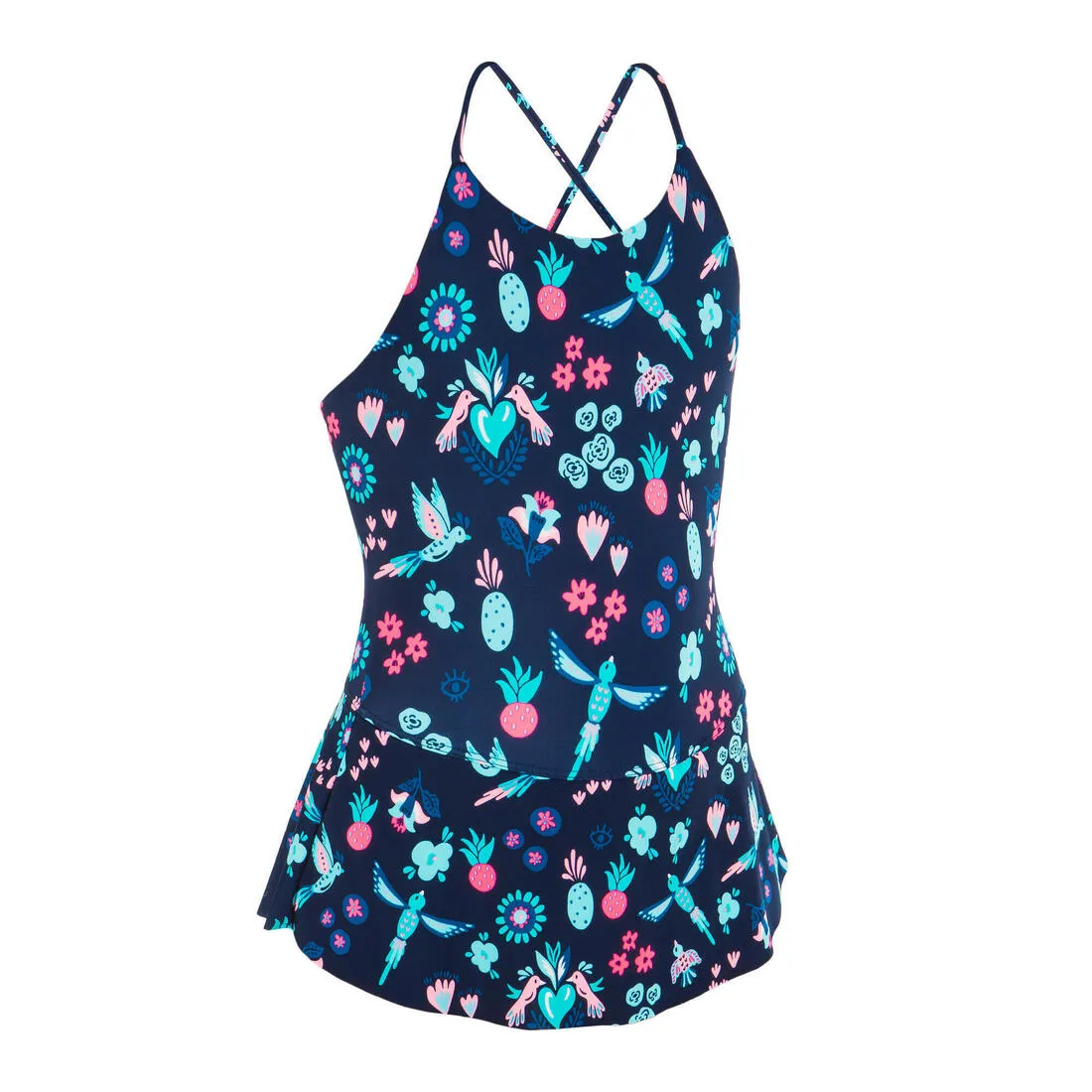 Girl's Swimsuit Skirt One-piece