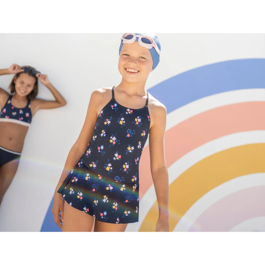 Girl's Swimsuit Skirt One-piece