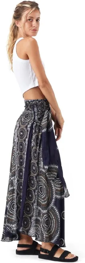 Happy Trunks Long Skirts for Women Boho Clothes for Women Maxi Skirt Hippie Gypsy Bohemian Floral Printed