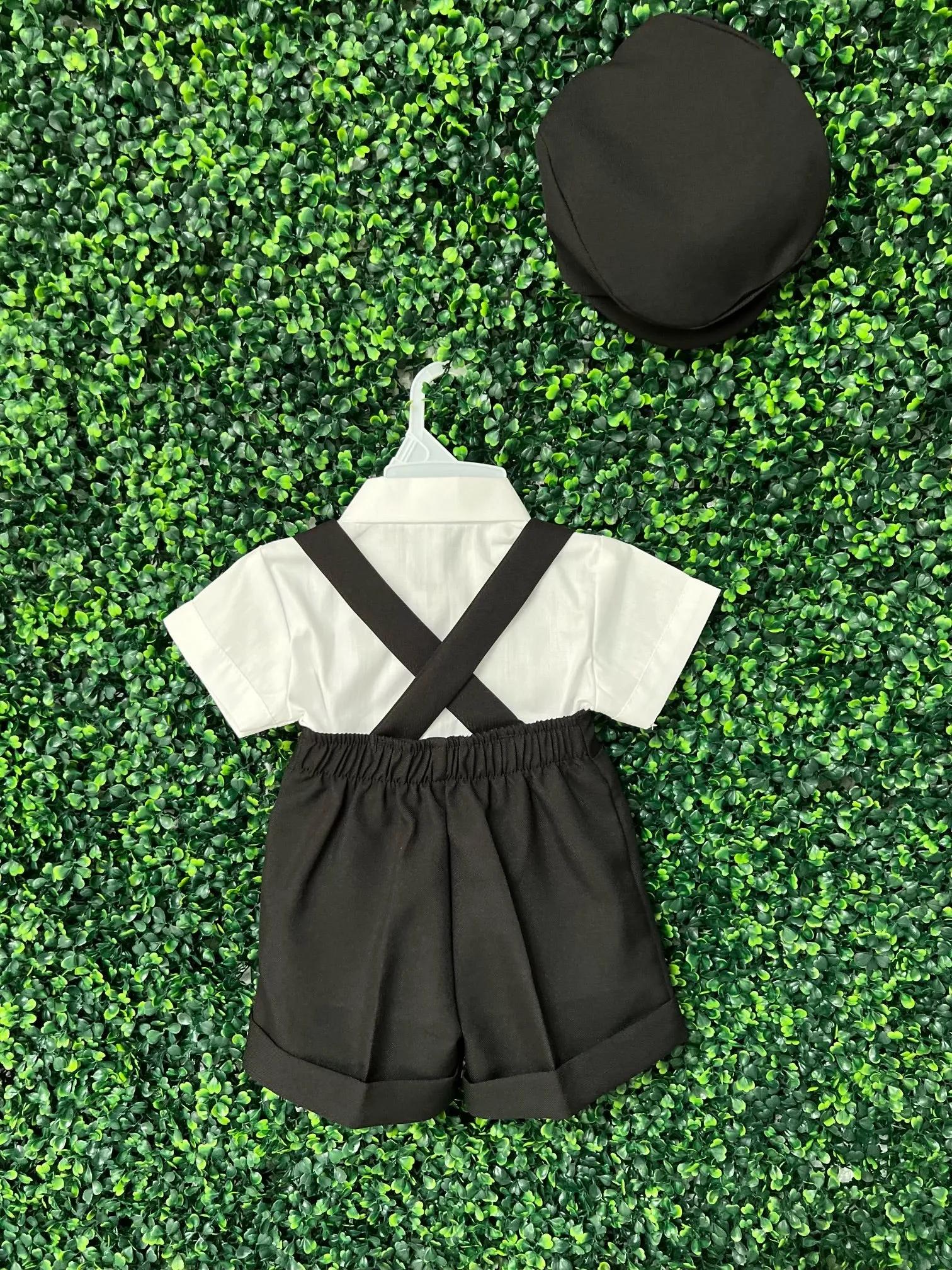 Lito Boys' White and Black Bowtie Outfit 850