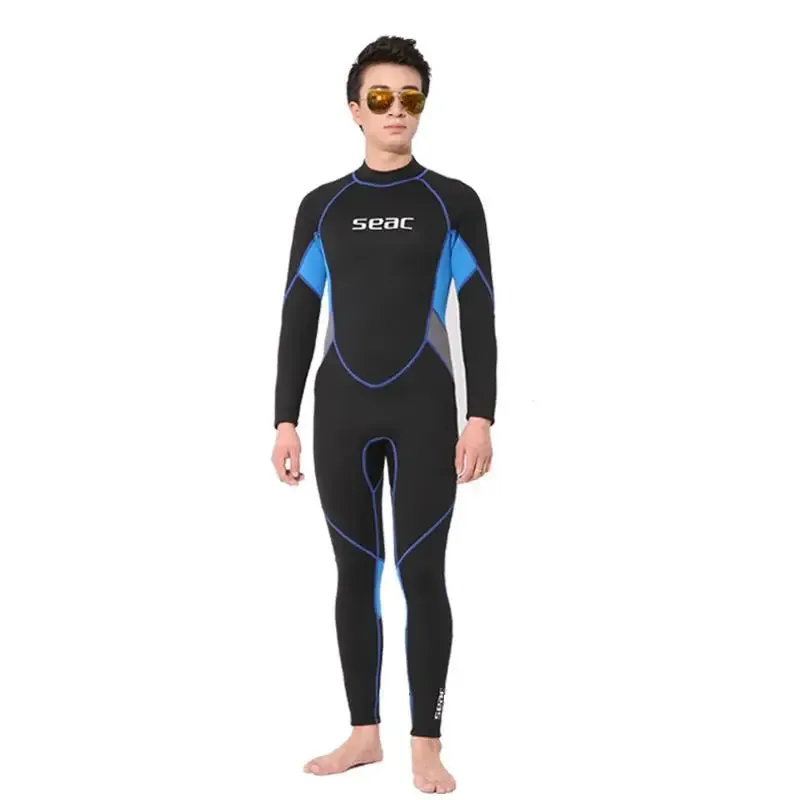 Men & women 2.5mm neoprene diving suit one piece full body swimming