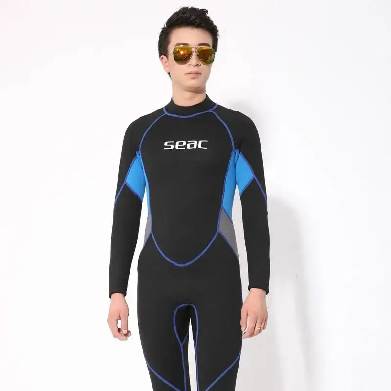 Men & women 2.5mm neoprene diving suit one piece full body swimming