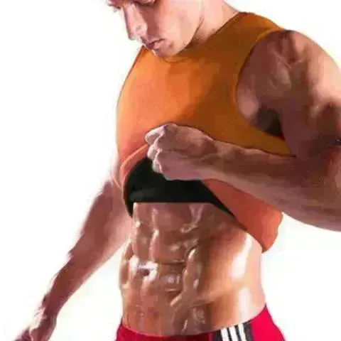 Men's Body Shaping Neoprene Workout Fitness Sauna Sweat Suit Vest