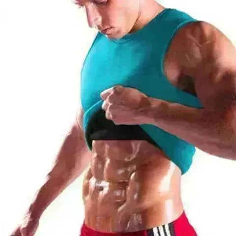 Men's Body Shaping Neoprene Workout Fitness Sauna Sweat Suit Vest