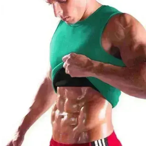 Men's Body Shaping Neoprene Workout Fitness Sauna Sweat Suit Vest