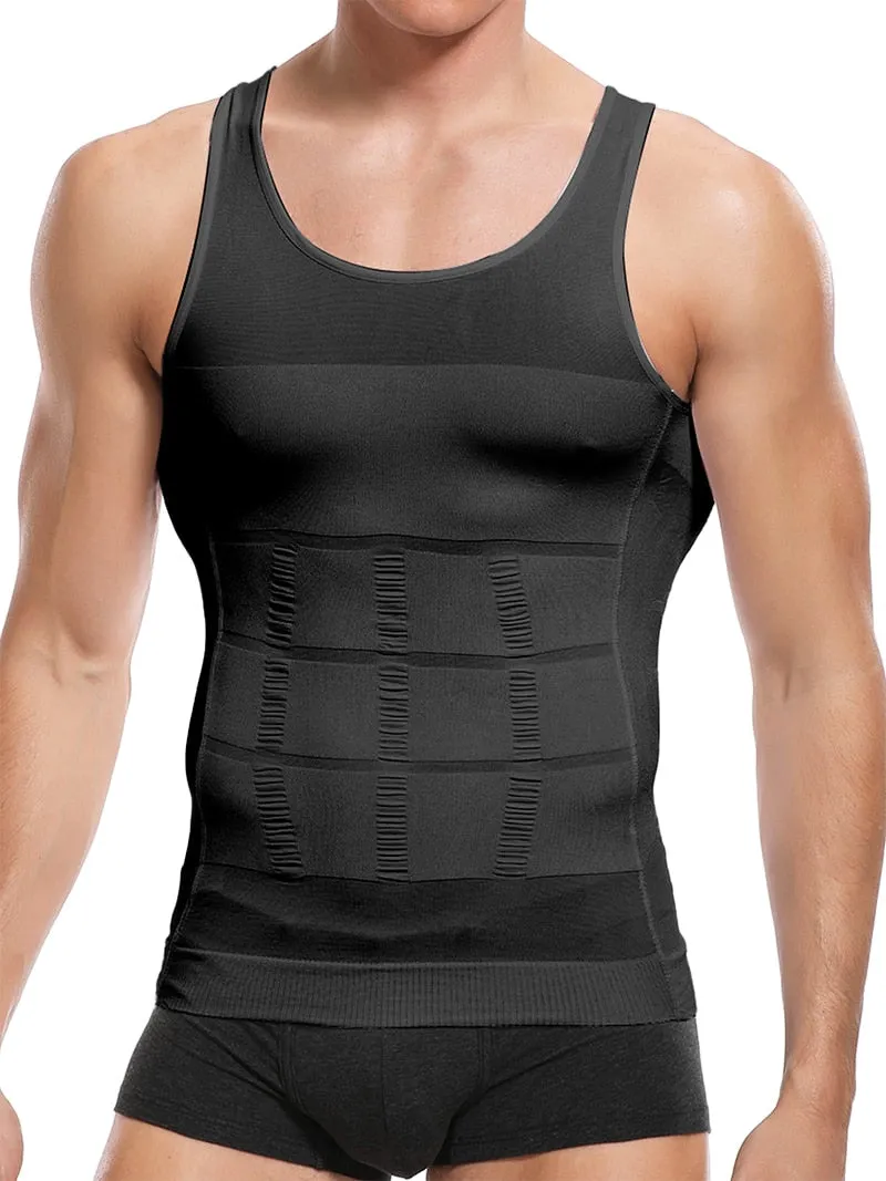 Men's Compression Slimming Vest Shapewear Shirt