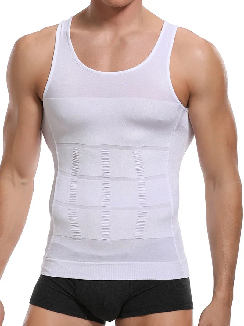 Men's Compression Slimming Vest Shapewear Shirt