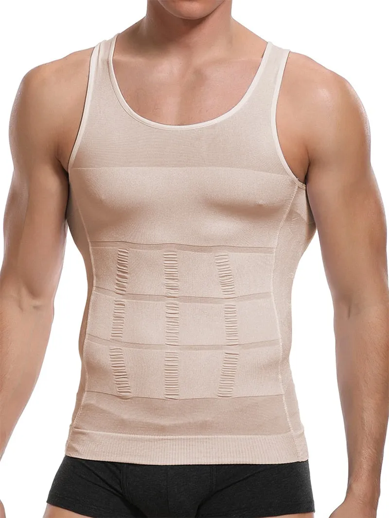 Men's Compression Slimming Vest Shapewear Shirt