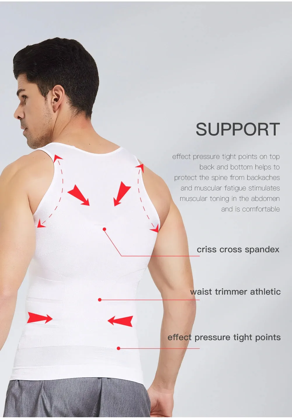 Men's Slimming Body Shaper Vest [2 PCS/PACK]
