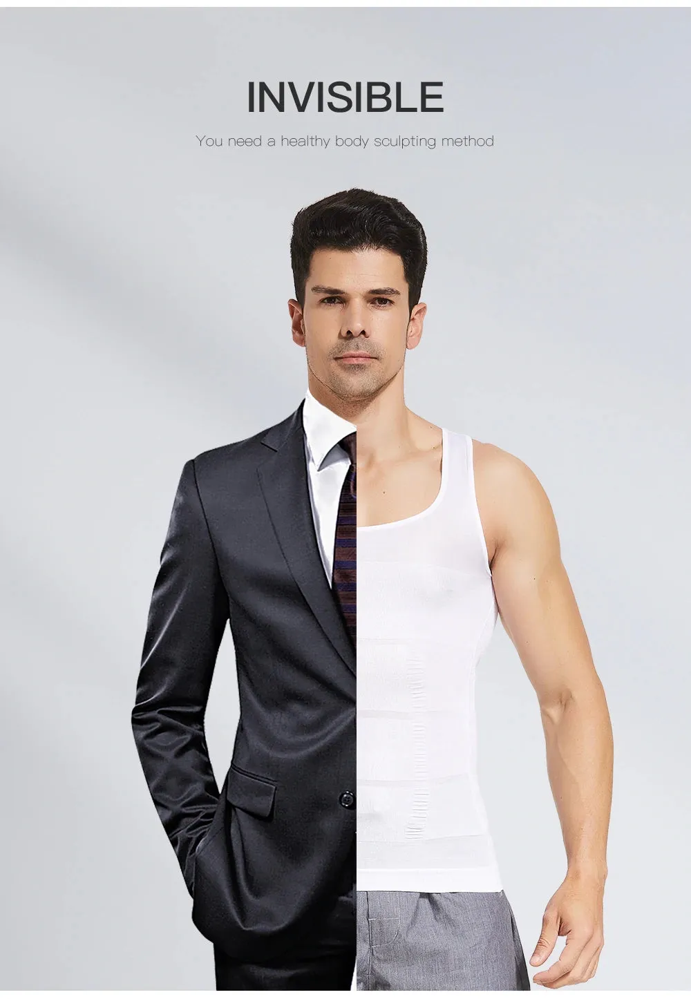 Men's Slimming Body Shaper Vest [2 PCS/PACK]