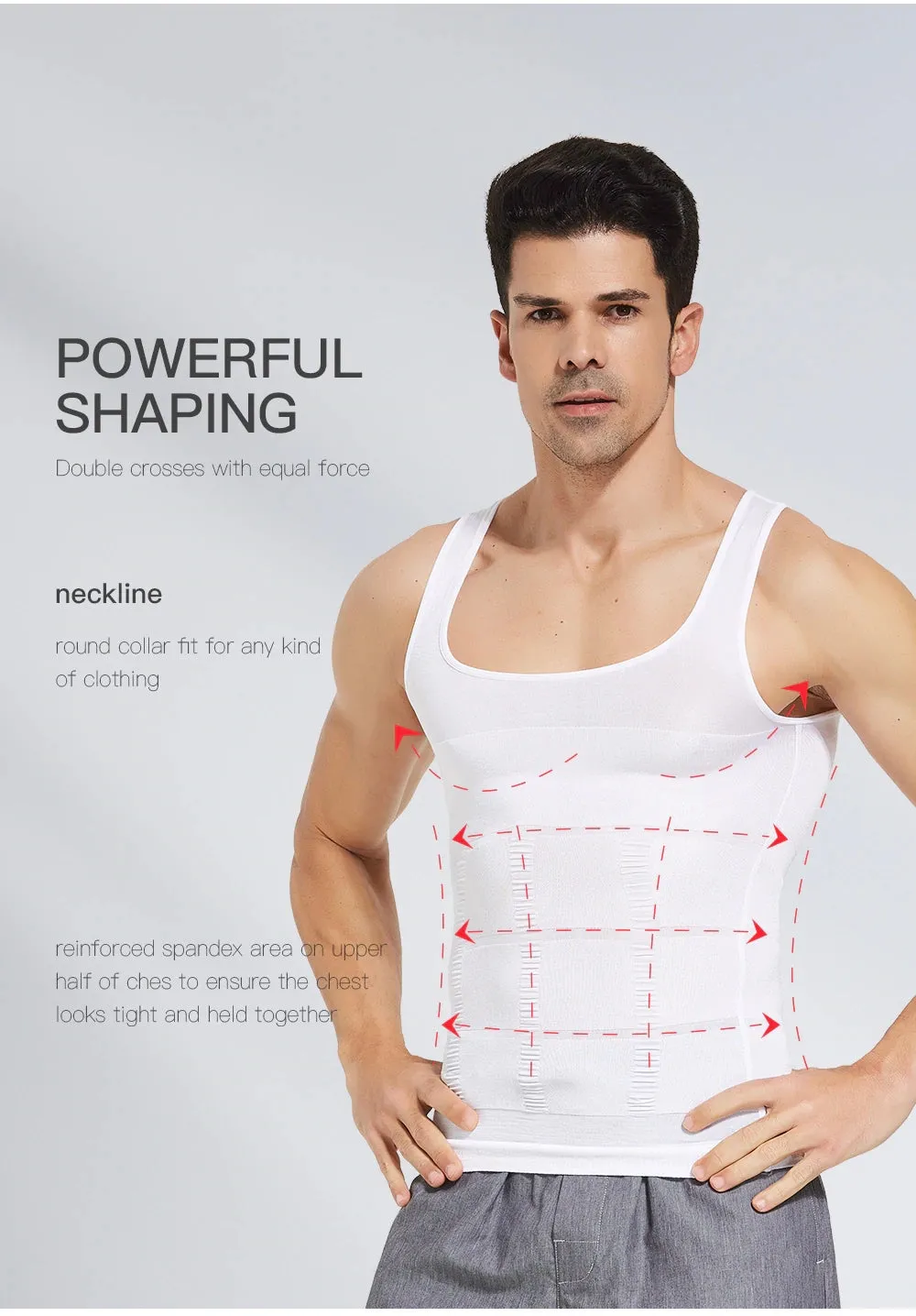 Men's Slimming Body Shaper Vest [2 PCS/PACK]