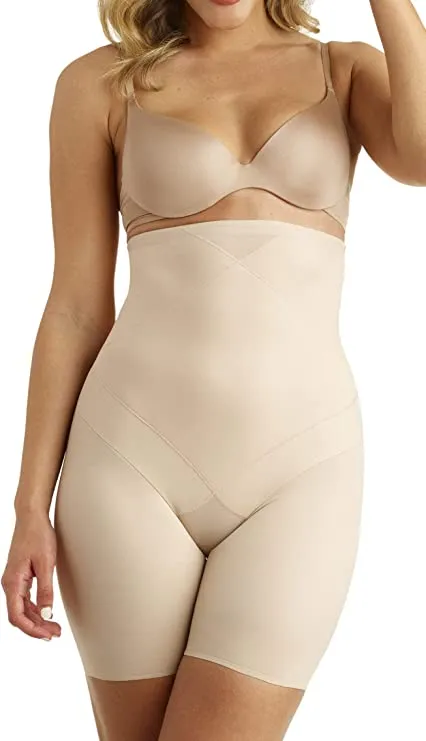 MIRACLE SUIT <BR>
High Waist, Thigh Slimmer, Firm Control <BR>
Skin Colour <BR>