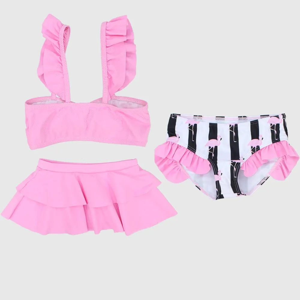 Pinkish One-Piece Swim Suit