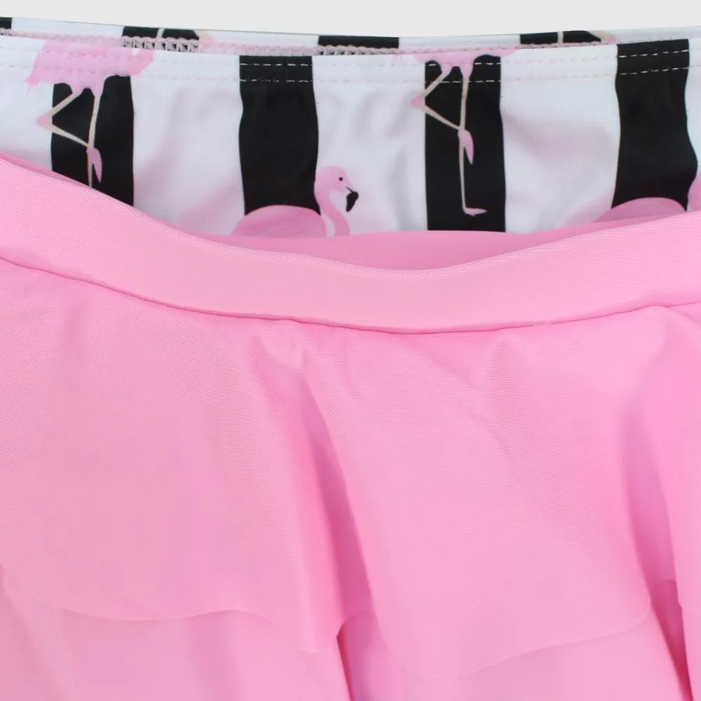 Pinkish One-Piece Swim Suit