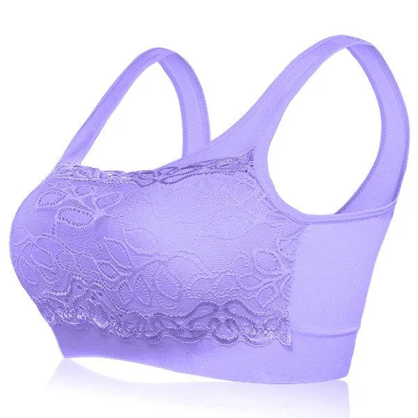 Seamless Wire-Free Lace Bras
