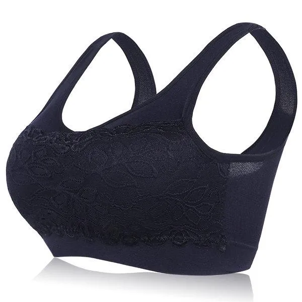 Seamless Wire-Free Lace Bras