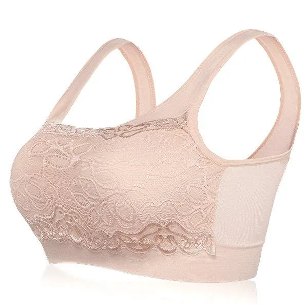 Seamless Wire-Free Lace Bras