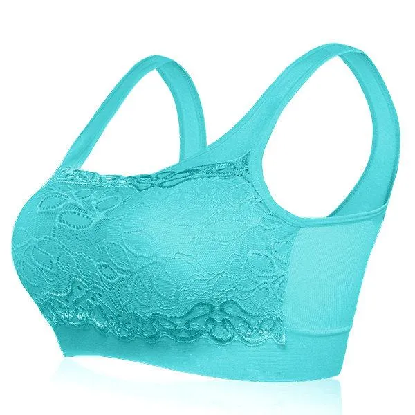 Seamless Wire-Free Lace Bras