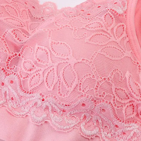 Seamless Wire-Free Lace Bras