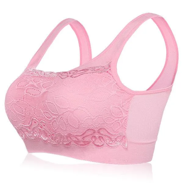 Seamless Wire-Free Lace Bras