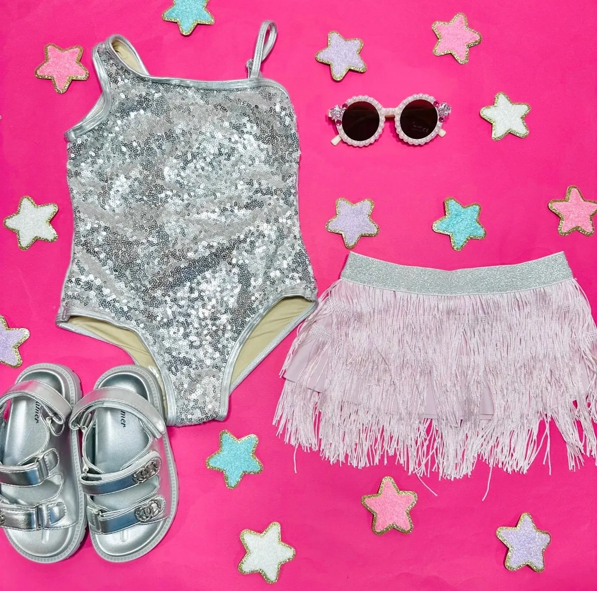 SEQUIN ONE PIECE SWIMSUIT