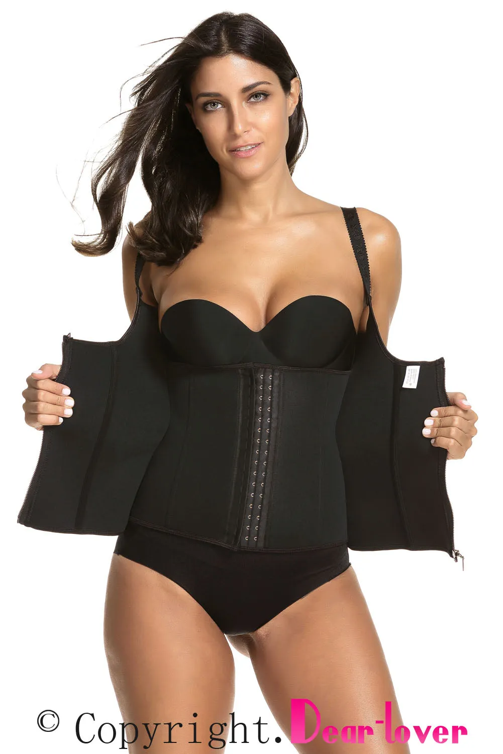 Sexy Black Neoprene Waist Training Corset