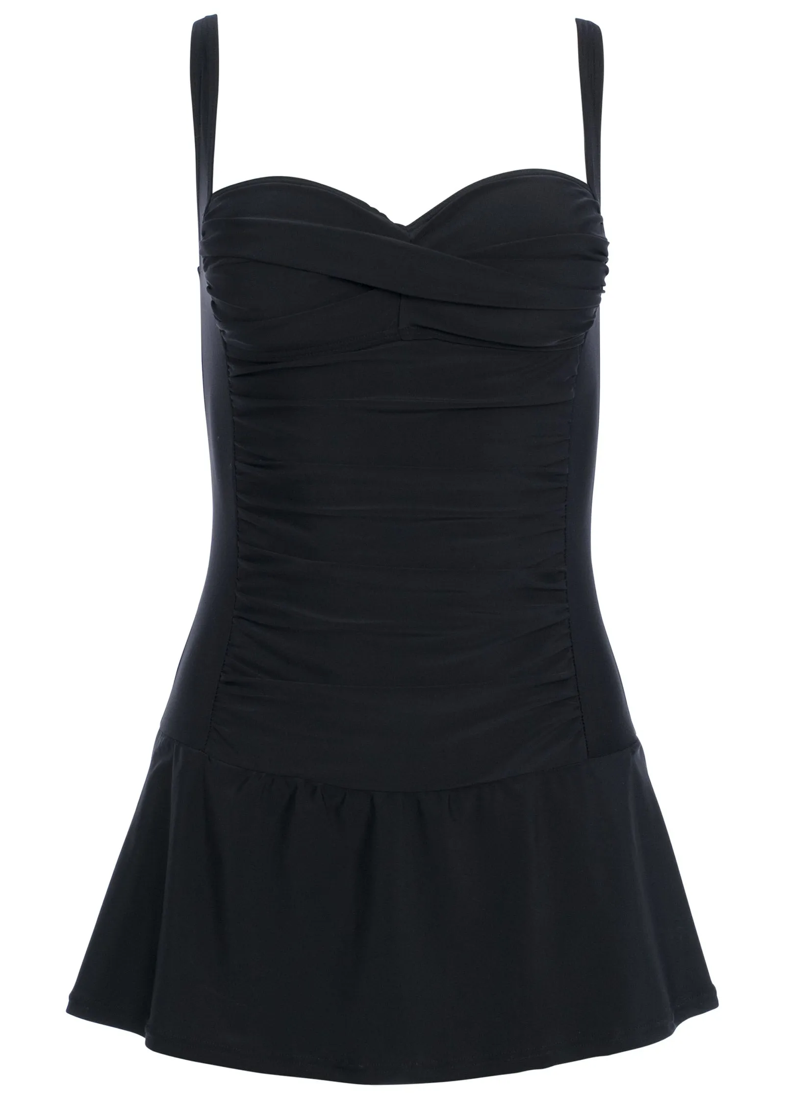 Shesways®St. Tropez Swim Dress - Black Stone