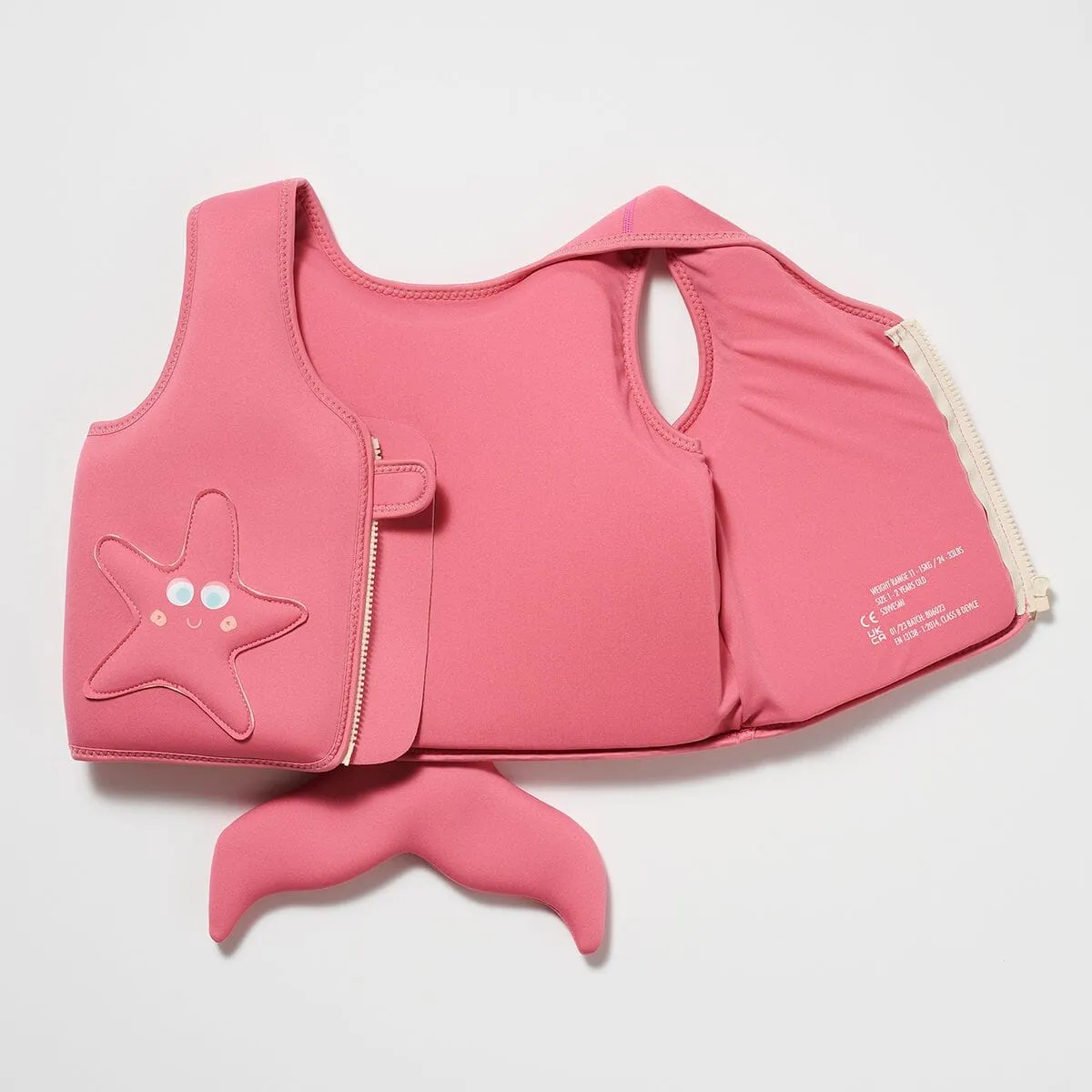 Swim Vest 1-2 Ocean Treasure Rose