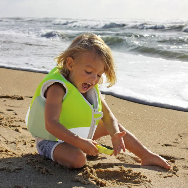Swim Vest Shark Tribe Blue Neon Citrus Ages 1-2 S4057