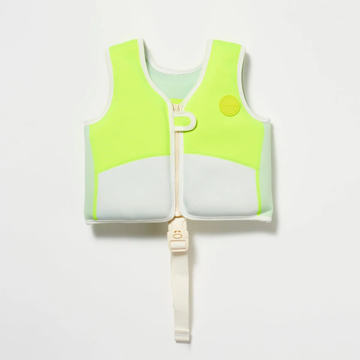 Swim Vest Shark Tribe Blue Neon Citrus Ages 1-2 S4057
