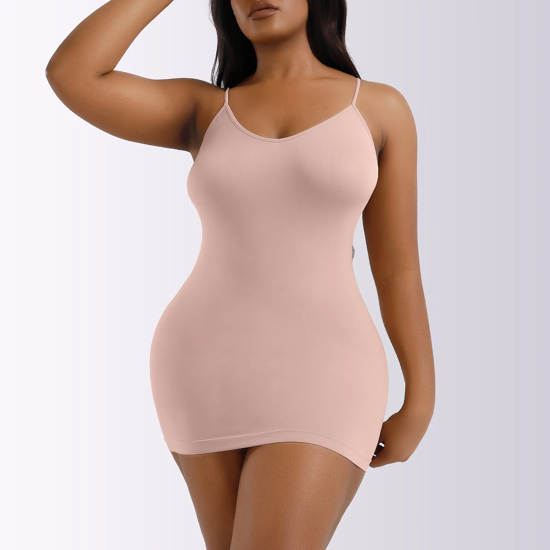 V-neck Skinny Suspender Nightdress