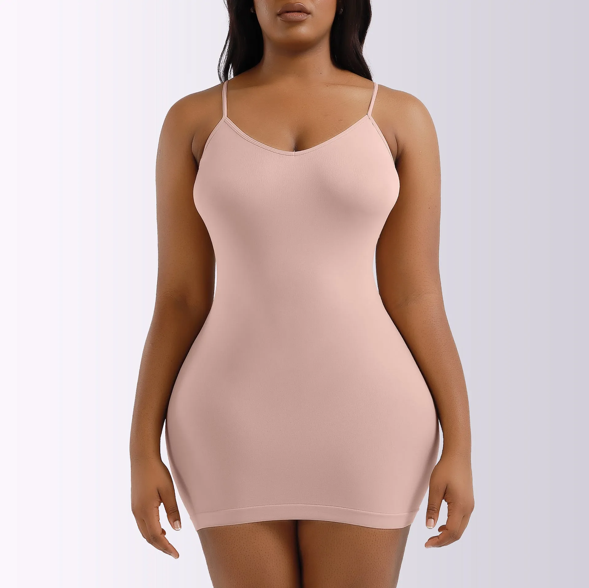 V-neck Skinny Suspender Nightdress