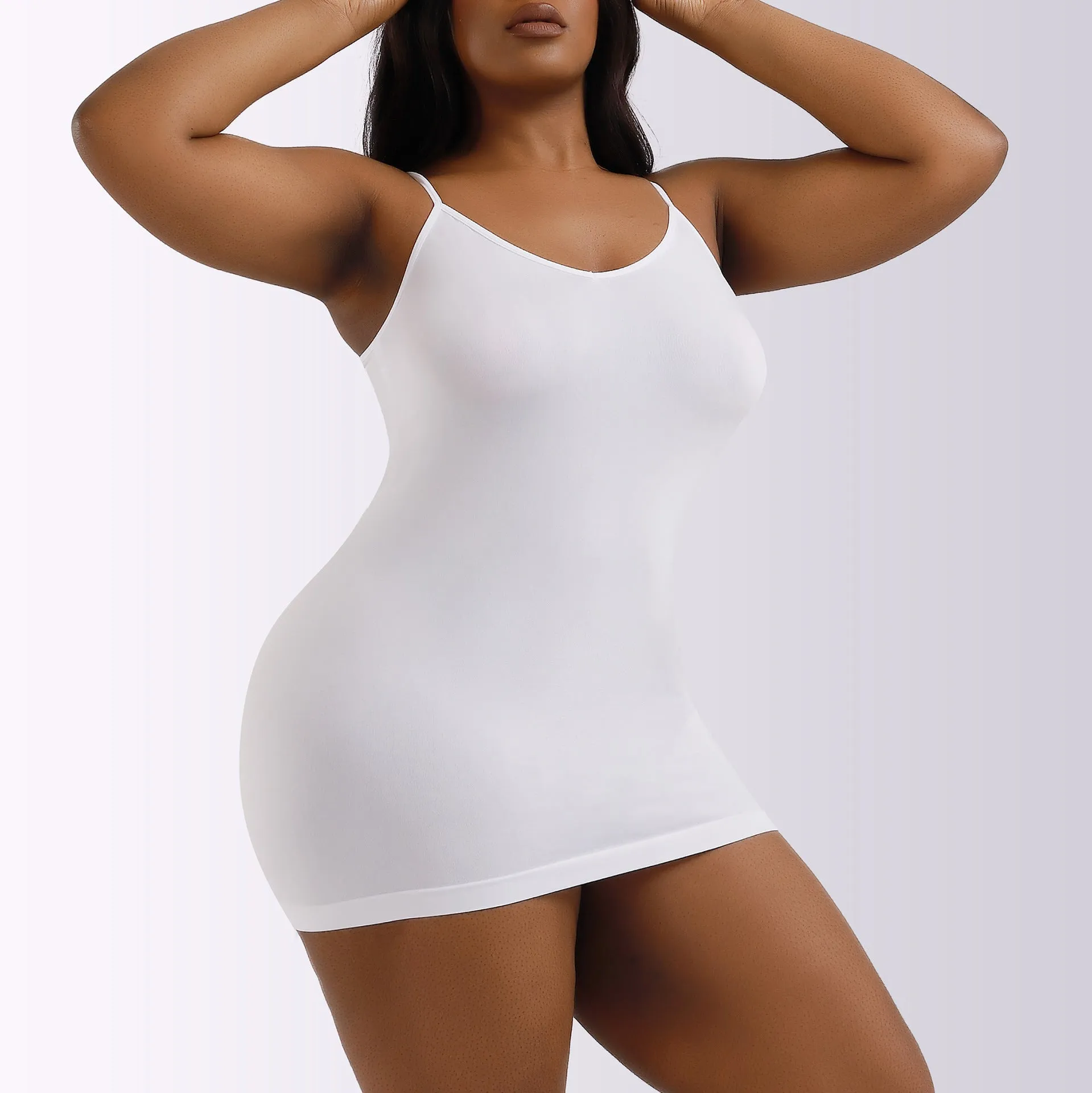V-neck Skinny Suspender Nightdress