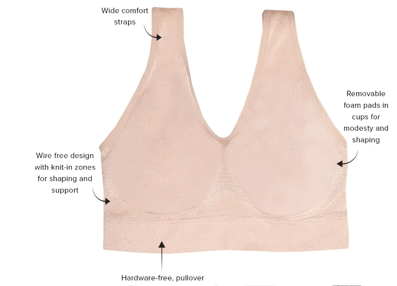 WACOAL B-SMOOTH WIRE FREE BRALETTE 835275