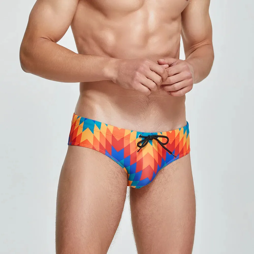 Wave Sunset Swim Briefs