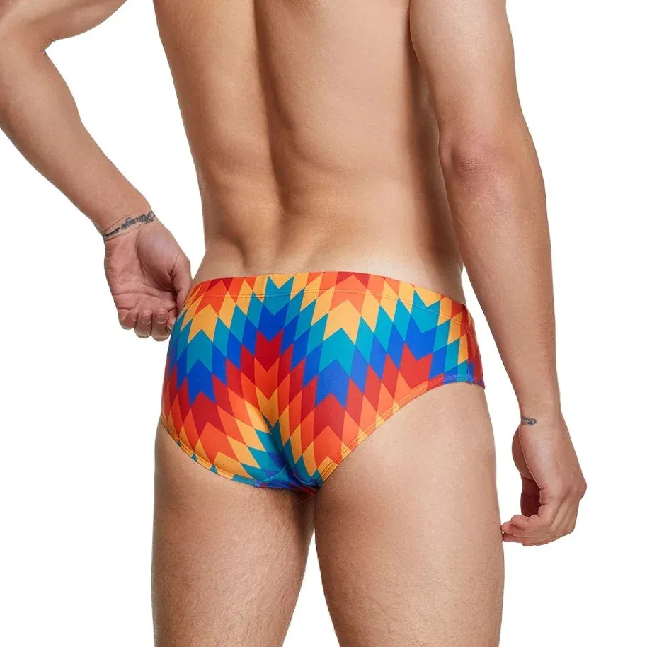 Wave Sunset Swim Briefs