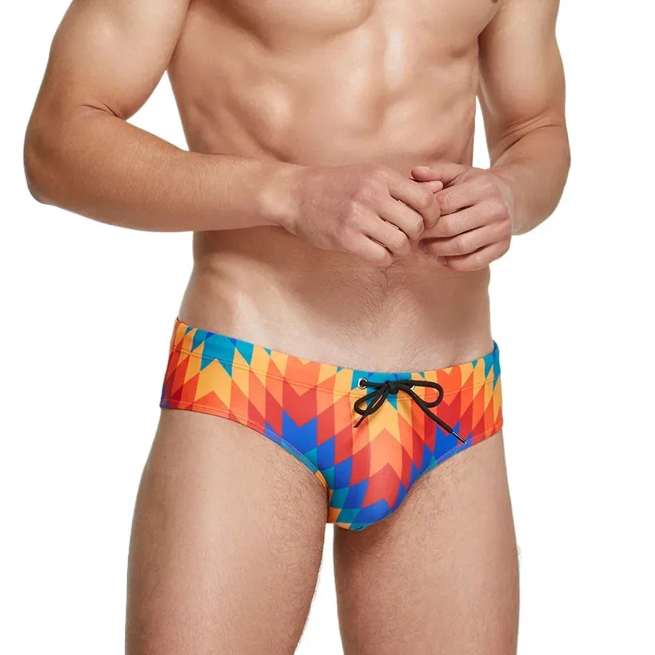 Wave Sunset Swim Briefs