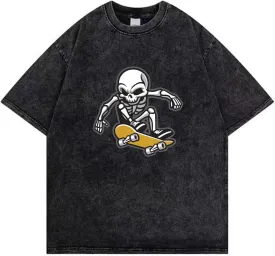 Women Goth T Shirt Y2K Harajuku Graphic Tops Cotton Anime Clothes