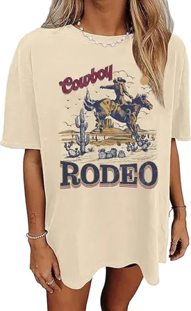 Womens Oversized Tshirt Graphic Tees Summer Casual Short Sleeves Tops Beach Vacation Clothes