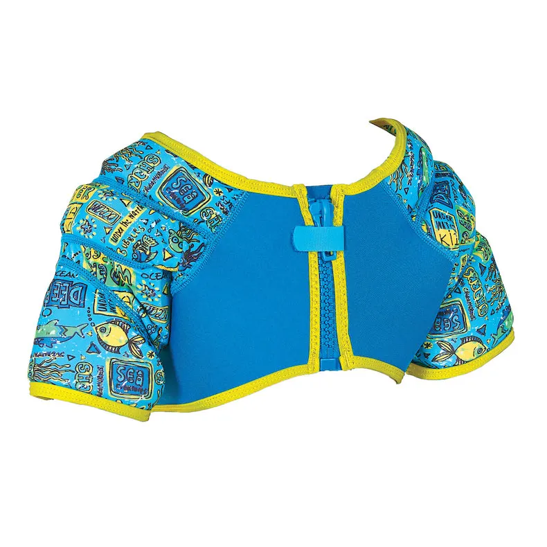 Zoggs Australia Kids Deep Sea Blue Water Wings Swim Vest
